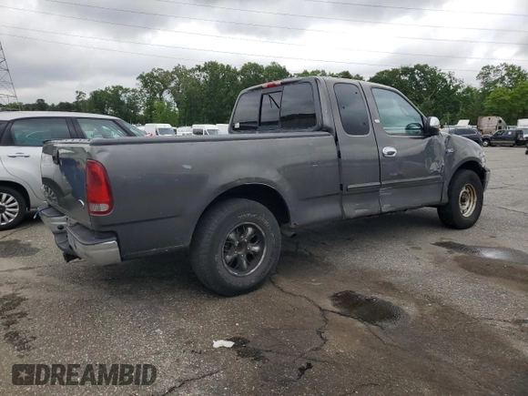 2002 Ford F-150 XL with VIN 1FTRX17202NA04247, listed as a Copart auction lot 58250605 with 279,432 mi miles and Clean title. Bid and sale history available at DreamBid. Image 3.