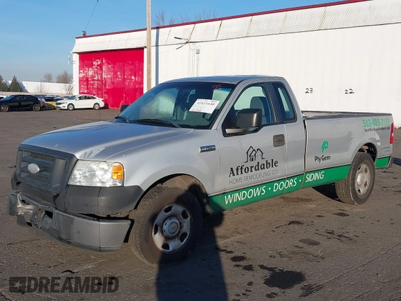 2008 Ford F-150 XL with VIN 1FTRF12258KC54345, listed as a IAAI auction lot 41011640 with 167,840 mi miles. Bid and sale history available at carsss.com. Image 6.