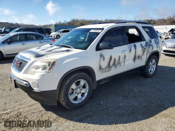 2008 GMC Acadia SLE1 z VIN 1GKER13768J229108, wystawiony jako Copart lot #47486695 z przebiegiem 177 325 mil mil oraz Szkoda całkowita • Salvage title. Historia ofert i sprzedaży dostępna na DreamBid. Obrazek 1.