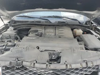 2017 Infiniti QX80 with VIN JN8AZ2NE0H9150244, listed as a Copart auction lot 69661914 with 0 mi miles and Salvage Title. Bid and sale history available at carsss.com. Image 12.