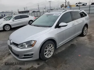 2015 Volkswagen Golf SportWagen TDI S with VIN 3VWCA7AU4FM511380, listed as a Copart auction lot 47735895 with 128,556 mi miles and Salvage Title. Bid and sale history available at carsss.com. Image 1.