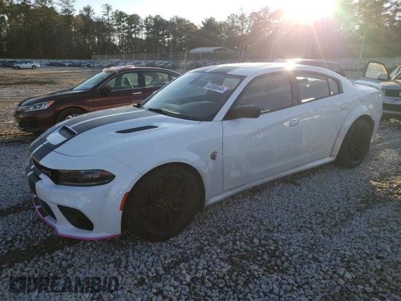 2023 Dodge Charger SRT Hellcat Redeye Widebody with VIN 2C3CDXL92PH630519, listed as a Copart auction lot 83360544 with 12,389 mi miles and Salvage Title. Bid and sale history available at DreamBid. Image 1.