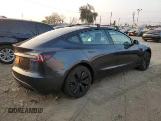 2024 Tesla Model 3 with VIN 5YJ3E1EA2RF749483, listed as a Copart auction lot 83839194 with 5,339 mi miles and Salvage Title. Bid and sale history available at carsss.com. Image 3.