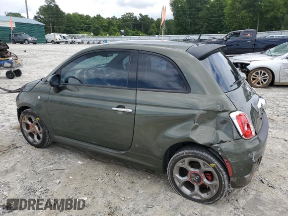2016 FIAT 500 Sport with VIN 3C3CFFBRXGT155473, listed as a Copart auction lot 59304825 with 71,436 mi miles and Salvage title. Bid and sale history available at DreamBid. Image 2.