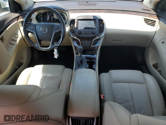 2014 Buick LaCrosse Leather with VIN 1G4GB5G31EF160023, listed as a Copart auction lot 54532785 with 54,743 mi miles and Salvage Title. Bid and sale history available at DreamBid. Image 8.