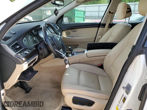 2015 BMW 5 Series 535i Gran Turismo with VIN WBA5M2C58FGH99149, listed as a Copart auction lot 57163285 with 124,610 mi miles and Salvage title. Bid and sale history available at DreamBid. Image 7.