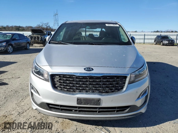 2020 Kia Sedona LX with VIN KNDMB5C13L6575384, listed as a Copart auction lot 89315845 with 85,536 mi miles and Salvage Title. Bid and sale history available at carsss.com. Image 5.