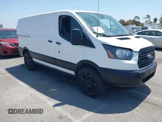 2018 Ford Transit with VIN 1FTYR1YM5JKA79287, listed as a IAAI auction lot 42054508 with 72,874 mi miles. Bid and sale history available at carsss.com. Image 1.