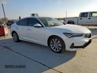 2025 Acura Integra with VIN 19UDE4H22SA001665, listed as a Copart auction lot 46702875 with 6,408 mi miles and Salvage Title. Bid and sale history available at DreamBid. Image 4.
