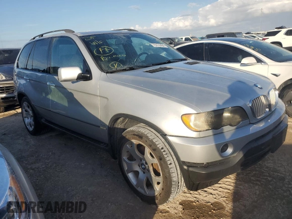 2002 BMW X5 4.4i with VIN 5UXFB33562LH37798, listed as a Copart auction lot 75174494 with 0 mi miles and Non Repairable. Bid and sale history available at carsss.com. Image 4.