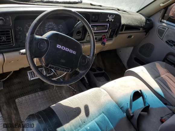 1995 Dodge Ram 1500 with VIN 1B7HF16Z3SS214954, listed as a Copart auction lot 54198715 with 266,965 mi miles and Clean Title. Bid and sale history available at carsss.com. Image 8.
