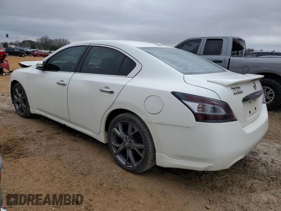 2013 Nissan Maxima SV z VIN 1N4AA5APXDC843658, wystawiony jako Copart lot #44188935 z przebiegiem 162 551 mil mil oraz Szkoda całkowita • Salvage title. Historia ofert i sprzedaży dostępna na DreamBid. Obrazek 2.