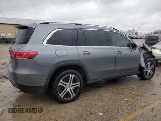 2020 Mercedes-Benz GLS with VIN 4JGFF5KE7LA132360, listed as a Copart auction lot 43253805 with 98,736 mi miles and Salvage Title. Bid and sale history available at carsss.com. Image 3.