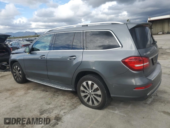 2018 Mercedes-Benz GLS 450 with VIN 4JGDF6EE0JB173171, listed as a Copart auction lot 42110844 with 80,119 mi miles and . Bid and sale history available at DreamBid. Image 2.