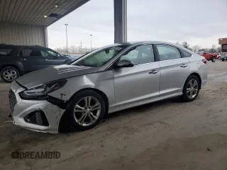 2018 Hyundai Sonata SEL with VIN 5NPE34AF8JH716737, listed as a Copart auction lot 52597155 with 157,574 mi miles and Clean Title. Bid and sale history available at DreamBid. Image 1.