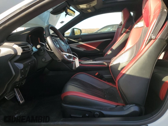 2020 Lexus RC F with VIN JTHDP5BC1L5007885, listed as a Copart auction lot 41475365 with 24,227 mi miles and Non repairable. Bid and sale history available at DreamBid. Image 7.