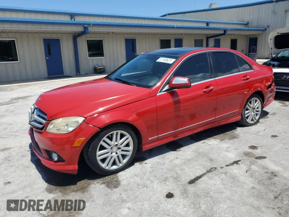2008 Mercedes-Benz C 300 Sport with VIN WDDGF54X58R031520, listed as a Copart auction lot 61180625 with 158,186 mi miles and Salvage title. Bid and sale history available at DreamBid. Image 1.