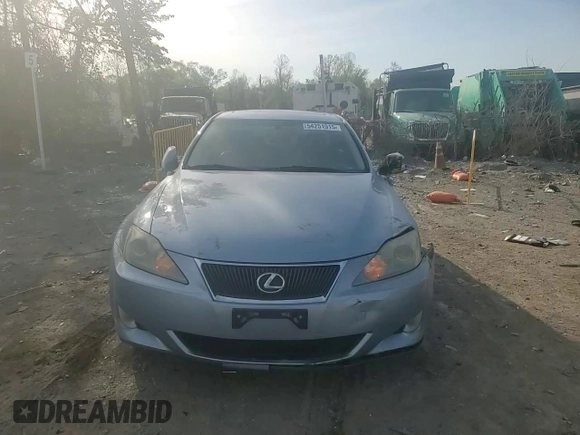 2006 Lexus IS 250 with VIN JTHCK262465005997, listed as a Copart auction lot 54251915 with 208,670 mi miles and Salvage Title. Bid and sale history available at DreamBid. Image 13.