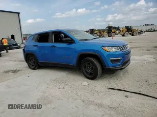 2017 Jeep Compass Sport with VIN 3C4NJCAB2HT690739, listed as a Copart auction lot 85103254 with 120,510 mi miles and Salvage Title. Bid and sale history available at carsss.com. Image 12.
