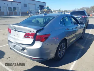 2018 Acura TLX w/Technology Pkg with VIN 19UUB1F56JA003499, listed as a IAAI auction lot 41810524 with 56,224 mi miles. Bid and sale history available at carsss.com. Image 4.