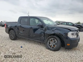 2023 Ford Maverick XL with VIN 3FTTW8E30PRA90063, listed as a Copart auction lot 51502685 with 34,133 mi miles and Salvage Title. Bid and sale history available at DreamBid. Image 4.