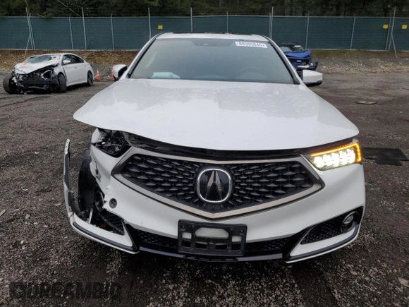 2020 Acura TLX w/A-Spec Pkg with VIN 19UUB3F61LA002834, listed as a Copart auction lot 88505845 with 66,285 mi miles and Salvage Title. Bid and sale history available at carsss.com. Image 5.
