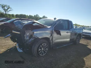 2024 Chevrolet Silverado 1500 LT with VIN 2GCPACEDXR1135786, listed as a Copart auction lot 60691394 with 25,606 mi miles and Salvage Title. Bid and sale history available at DreamBid. Image 1.