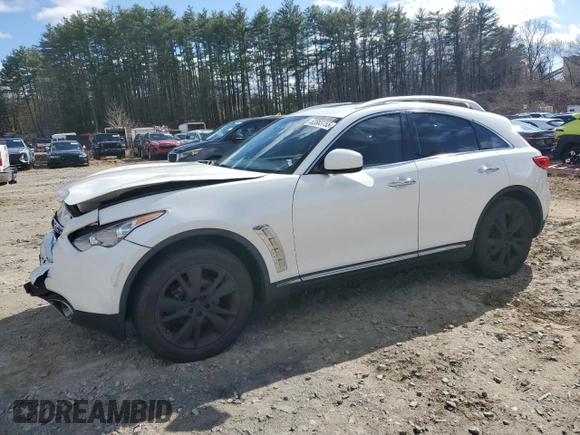 2012 Infiniti FX with VIN JN8AS1MW3CM155291, listed as a Copart auction lot 52883755 with 89,669 mi miles and Clean title. Bid and sale history available at DreamBid. Image 1.