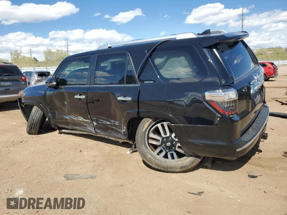 2023 Toyota 4Runner Limited with VIN JTEKU5JR5P6143438, listed as a Copart auction lot 54862025 with 59,001 mi miles and Salvage title. Bid and sale history available at DreamBid. Image 2.