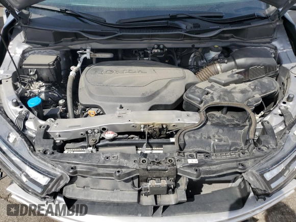 2022 Honda Odyssey EX-L with VIN 5FNRL6H78NB030228, listed as a Copart auction lot 52140365 with 40,607 mi miles and Salvage Title. Bid and sale history available at DreamBid. Image 12.