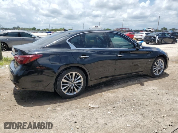 2018 Infiniti Q50 Luxe с VIN JN1EV7AP4JM350109, выставлен на аукционе Copart как лот 57971775 с пробегом 111 353 миль миль и Чистый • Clean title. История ставок и продаж доступна на DreamBid. Изображение 3.