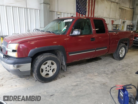 2005 Chevrolet Silverado 1500 Z71 with VIN 1GCEK19Z65Z333359, listed as a Copart auction lot 55094185 with 303,261 mi miles and Non Repairable. Bid and sale history available at DreamBid. Image 1.