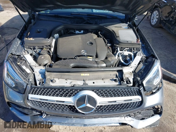 2020 Mercedes-Benz GLC with VIN WDC0G8EB3LF695087, listed as a IAAI auction lot 41588957 with 53,355 mi miles. Bid and sale history available at carsss.com. Image 10.