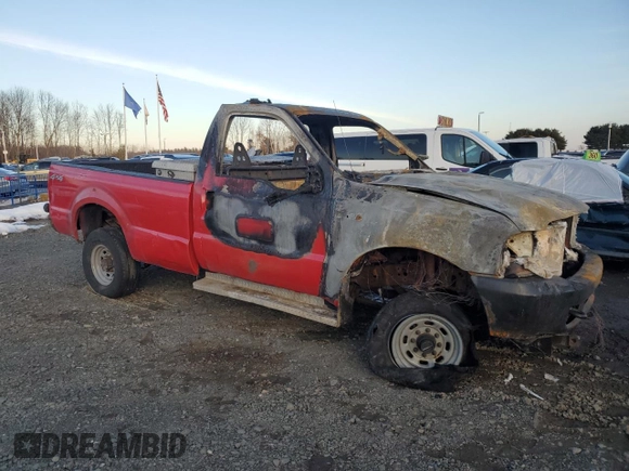 2004 Ford F-350 XL with VIN 1FTSF31L54EA57885, listed as a Copart auction lot 43716415 with Not Provided miles and Salvage Title. Bid and sale history available at DreamBid. Image 4.