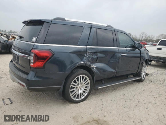 2023 Ford Expedition Limited with VIN 1FMJU1K88PEA26520, listed as a Copart auction lot 49343665 with 0 mi miles and Salvage Title. Bid and sale history available at carsss.com. Image 3.