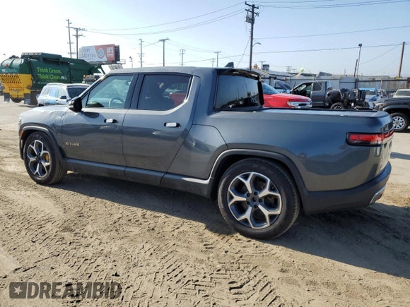 2022 Rivian R1T Adventure z VIN 7FCTGAAA9NN008771, wystawiony jako Copart lot #56243835 z przebiegiem 31 006 mil mil oraz Szkody całkowita. Historia ofert i sprzedaży dostępna na DreamBid. Obrazek 2.