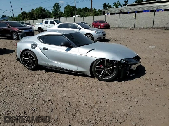 2020 Toyota GR Supra 3.0 with VIN WZ1DB4C08LW031739, listed as a Copart auction lot 71182044 with 0 mi miles and Salvage Title. Bid and sale history available at carsss.com. Image 11.