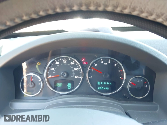 2008 Jeep Liberty Limited with VIN 1J8GN58K08W160433, listed as a IAAI auction lot 41975324 with 200,492 mi miles and . Bid and sale history available at carsss.com. Image 7.
