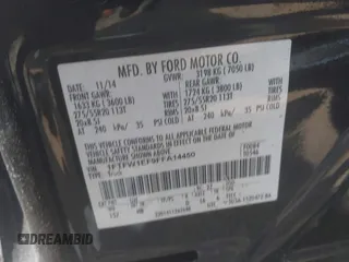 2015 Ford F-150 XLT w/HD Payload Pkg with VIN 1FTFW1EF9FFA14450, listed as a IAAI auction lot 41867454 with 146,157 mi miles. Bid and sale history available at carsss.com. Image 9.