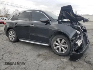 2015 Acura MDX Advance/Entertainment Pkg with VIN 5FRYD3H85FB013466, listed as a Copart auction lot 44435485 with 110,444 mi miles and Salvage Title. Bid and sale history available at carsss.com. Image 4.