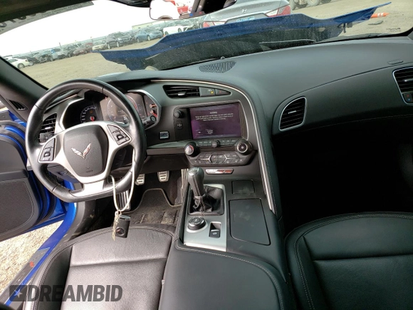 2019 Chevrolet Corvette Z06 2LZ with VIN 1G1YR2D6XK5604656, listed as a Copart auction lot 50536073 with 28,176 mi miles and Salvage Title. Bid and sale history available at carsss.com. Image 8.