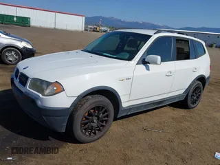 2004 BMW X3 2.5i with VIN WBXPA73434WC36038, listed as a IAAI auction lot 42120563 with 210,986 mi miles. Bid and sale history available at carsss.com. Image 2.