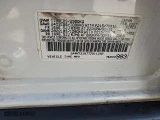 2007 Mitsubishi Outlander LS with VIN JA4MT31X77Z011292, listed as a Copart auction lot 52422345 with 250,535 mi miles and Non Repairable. Bid and sale history available at carsss.com. Image 14.