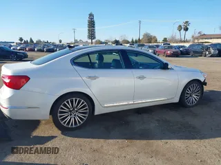 2015 Kia Cadenza Premium with VIN KNALN4D78F5183170, listed as a IAAI auction lot 41434649 with 101,443 mi miles. Bid and sale history available at carsss.com. Image 14.