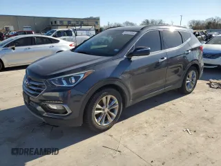 2017 Hyundai Santa Fe Sport 2.0T with VIN 5XYZU4LA8HG472038, listed as a Copart auction lot 85137054 with 95,184 mi miles and Clean Title. Bid and sale history available at carsss.com. Image 1.
