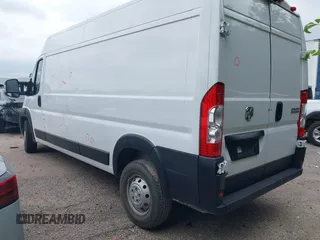 2023 Ram ProMaster Cargo with VIN 3C6LRVDG5PE563688, listed as a IAAI auction lot 42129104 with 36,610 mi miles and . Bid and sale history available at carsss.com. Image 3.