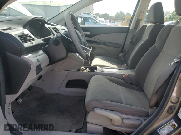 2013 Honda CR-V LX with VIN 3CZRM3H33DG702658, listed as a Copart auction lot 61850335 with 80,280 mi miles and Salvage title. Bid and sale history available at DreamBid. Image 7.