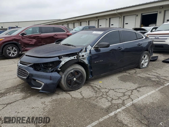 2016 Chevrolet Malibu LS z VIN 1G1ZB5ST2GF301049, wystawiony jako Copart lot #57834155 z przebiegiem Nie podano mil oraz Nie do naprawy. Historia ofert i sprzedaży dostępna na DreamBid. Obrazek 1.