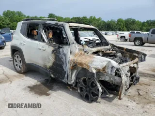 2016 Jeep Renegade Limited with VIN ZACCJADT5GPD31780, listed as a Copart auction lot 56973555 with Not provided miles and Non repairable. Bid and sale history available at DreamBid. Image 4.