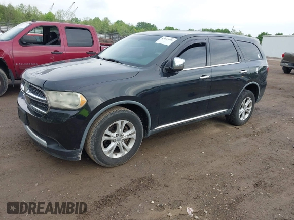 2012 Dodge Durango SXT with VIN 1C4RDHAG2CC152208, listed as a IAAI auction lot 42063392 with 203,957 mi miles. Bid and sale history available at carsss.com. Image 2.